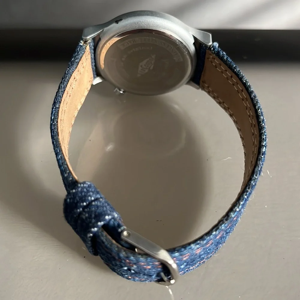 Lee Cooper Original Colour Time Watch - Denim Band